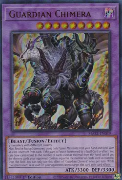 Yugioh - Guardian Chimera - MAZE-EN049 - NM - Ultra Rare - 1st ed - Image 1