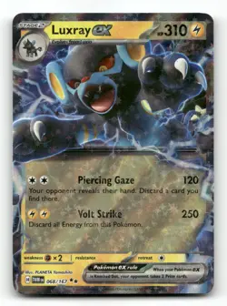 Luxray ex 068/167 - Twilight Masquerade - Pokemon Card NM/M - Image 1