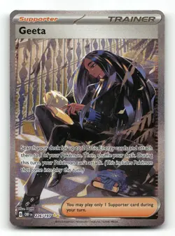 Geeta 226/197 - Obsidian Flames - Pokemon Card NM/M - Image 1