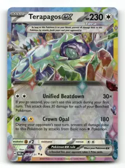 Terapagos ex 092/131 - Prismatic Evolutions - Pokemon Card NM/M - Image 1