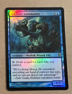 Foil - Sea Gate Loremaster - Zendikar - MTG - Magic the Gathering - Foil - Image 2