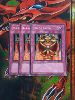 x3 Jar Of Greed - SKE-047 - Common - 1st and Unlimited Edition Yugioh LP/MP - Image 1