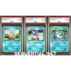PSA 10 Blastoise Squirtle Wartortle Set 003/032 CLK Pokemon Card Classic JP #251 - Image 1