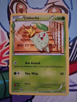 Pokemon TCG Chikorita RC1/RC32 Lightly Played - Image 1