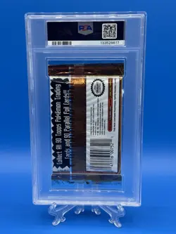 Topps 1999 Pokemon TV Animation Edition Series 1 Foil Pack Blue Logo PSA 9 - Image 2