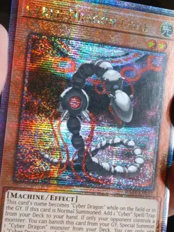 Cyber Dragon Core RA04-EN013 Quarter Century Secret Rare Yugioh 1st Edition Mint - Image 3