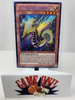 YuGiOh Thunder Sea Horse ABYR-EN098 1st Edition Secret Rare LP - Image 1
