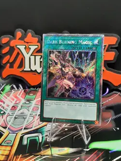 Yu-Gi-Oh! Dark Burning Magic RA04-EN246 Platinum Secret Rare 1st Ed NM - Image 1