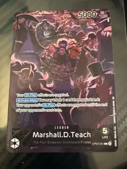 Marshall.D.Teach (English Version 2nd Anniversary Set) OP09-081 One Piece... - Image 1