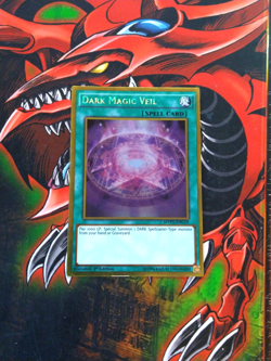 Dark Magic Veil - MVP1-ENG19 - Gold Rare - 1st Edition Yugioh MP - Image 1