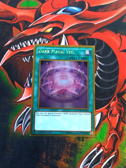 Dark Magic Veil - MVP1-ENG19 - Gold Rare - 1st Edition Yugioh LP - Image 1