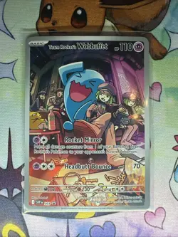 Team Rocket's Wobbuffet 203 Sv: Scarlet & Violet Promo Cards Holo - Image 1