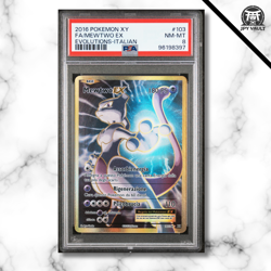 Pokemon Card Italian - Mewtwo Ex #103 - Evolutions - PSA 8 NM-MT - Image 1