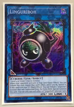 Yugioh Linguriboh MP25-EN142 2025 1st Edition Prismatic Secret Rare NM - Image 1