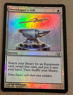 Foil - Steelshaper's Gift - Fifth Dawn - MTG - Magic the Gathering - Foil - Image 2