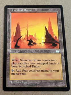 Scorched Ruins - Weatherlight - MTG - Magic the Gathering - Image 1