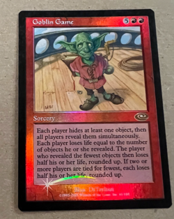 Foil - Goblin Game - Planeshift - MTG - Magic the Gathering - Foil - LP/NM - Image 1