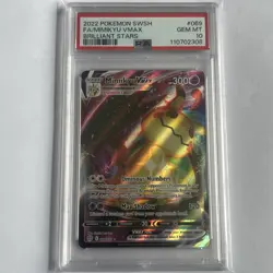 Pokemon Card Mimikyu VMax 069/172 Brilliant Stars Ultra Rare Holo PSA 10 - Image 1