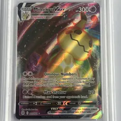Pokemon Card Mimikyu VMax 069/172 Brilliant Stars Ultra Rare Holo PSA 10 - Image 3