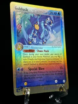 Golduck 17/100 EX Sandstorm Reverse Holofoil Rare Holo (LP) - Image 3