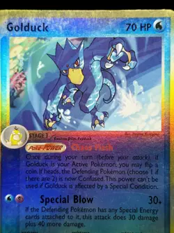 Golduck 17/100 EX Sandstorm Reverse Holofoil Rare Holo (LP) - Image 4
