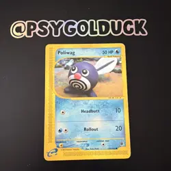 Poliwag 125/165 Pokemon TCG Expedition Set Regular Common very LP B15 - Image 1
