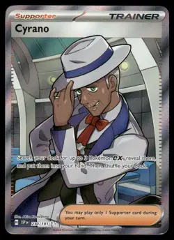 Pokemon Cards Cyrano 230/191 Surging Sparks Ultra Rare NM - Image 1