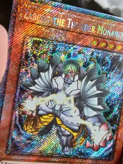 Yugioh Zaborg the Thunder Monarch RA04-EN125 Platinum Secret Rare 1st Near Mint - Image 3