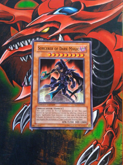 Sorcerer of Dark Magic - MOV-EN002 - Common - Limited Edition Yugioh LP - Image 1