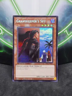 Yugioh Gravekeeper's Spy SBC2-ENF10 Secret Rare 1st Edition NM - Image 1