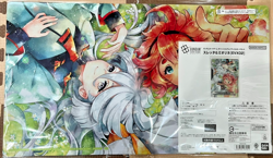 Gundam Card Game Suletta and Miorine Evx02 Card EX Resource Card & Playmat - Image 1