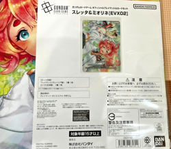 Gundam Card Game Suletta and Miorine Evx02 Card EX Resource Card & Playmat - Image 2