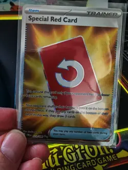 Full Art Special Red Card English Pokemon 113/086 Chaos rising - Image 1