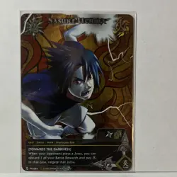 Bandai Naruto CCG Sasuke Uchiha Ninja Card Lot of 4 2010 Foil Cards - Image 3