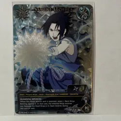 Bandai Naruto CCG Sasuke Uchiha Ninja Card Lot of 4 2010 Foil Cards - Image 5