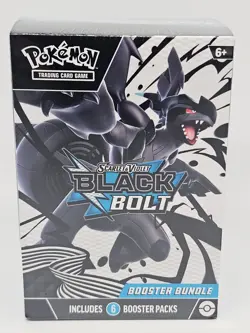 Pokemon Trading Card Game Scarlet & Violet Black Bolt Booster Bundle 6 Pack Box! - Image 1