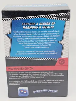 Pokemon Trading Card Game Scarlet & Violet Black Bolt Booster Bundle 6 Pack Box! - Image 2