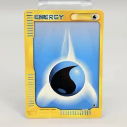 Water Energy 165/165 Expedition Non Holo Pokemon Vintage TCG 2000 MP Card - Image 1