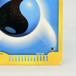 Water Energy 165/165 Expedition Non Holo Pokemon Vintage TCG 2000 MP Card - Image 4