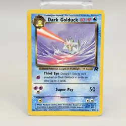 Dark Golduck 37/82 Team Rocket Non Holo Vintage Pokemon Card MP - Image 1