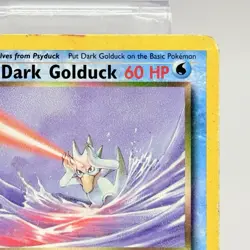 Dark Golduck 37/82 Team Rocket Non Holo Vintage Pokemon Card MP - Image 5
