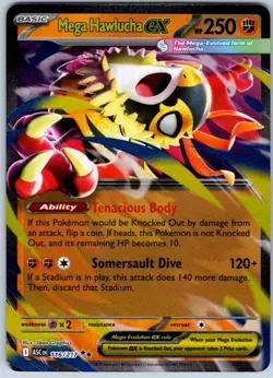 Mega Hawlucha Ex 116/217 Ascended Heroes Pokemon Card Near Mint - Image 1