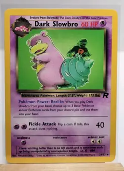 Dark Slowbro 29/82 Team Rocket Rare English Pokemon Card - Image 1