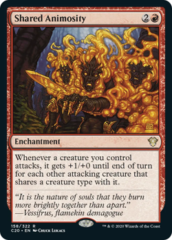 Shared Animosity C20 158/322 R Commander 2020 Magic: The Gathering EN - Image 1