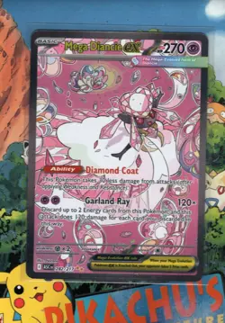 Pokemon TCG Mega Diancie EX Secret Illustration Rare 282/217 Ascended Heroe NM/M - Image 1