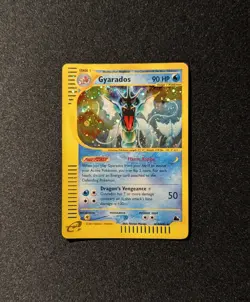 Pokemon SKYRIDGE - #H10/H32 Gyarados - Holo - ENG - Heavily Played/Damaged - Image 3