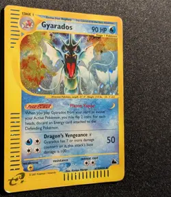 Pokemon SKYRIDGE - #H10/H32 Gyarados - Holo - ENG - Heavily Played/Damaged - Image 5