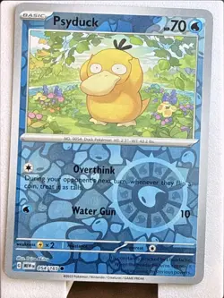 Psyduck 054/165 C 151 Pokemon Reverse Holo NM/M MEW - Image 1