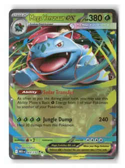 Mega Venusaur ex 003/132 Double Rare Mega Evolution Pokemon Near Mint - Image 1