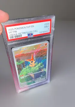 Pokemon Victini SV: Scarlet & Violet Promo Holo PSA 9 208 English 2025 - Image 1